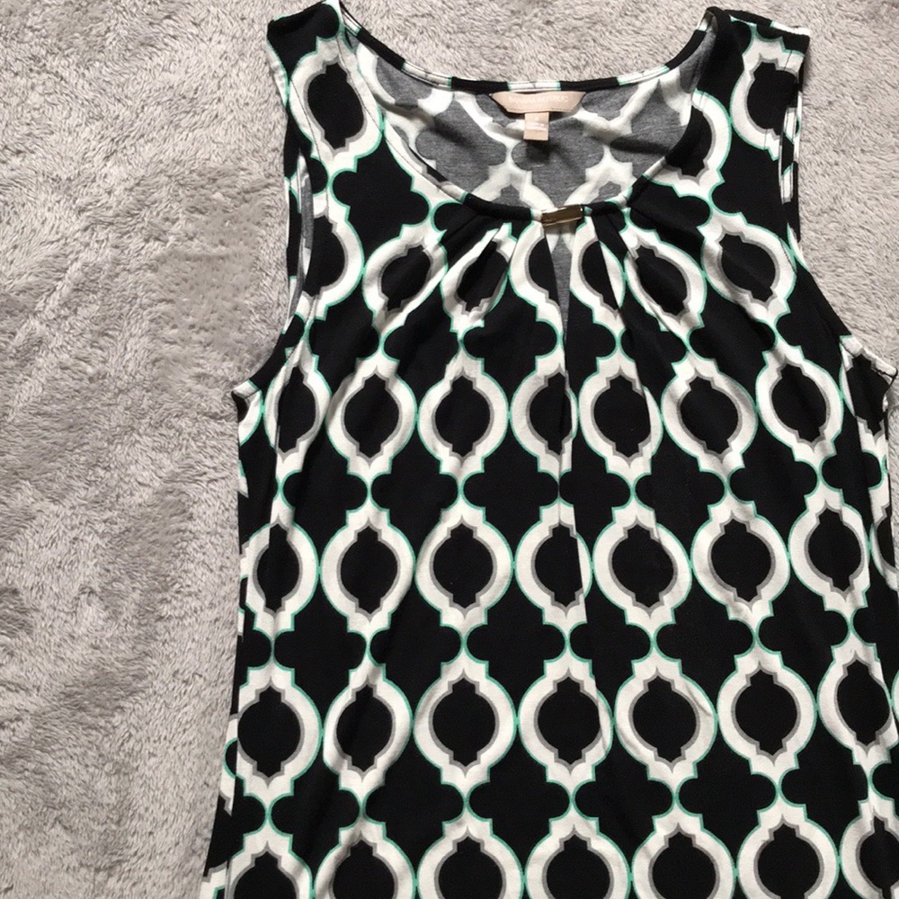 NWT Banana Republic Geometric Patterned Tank Top